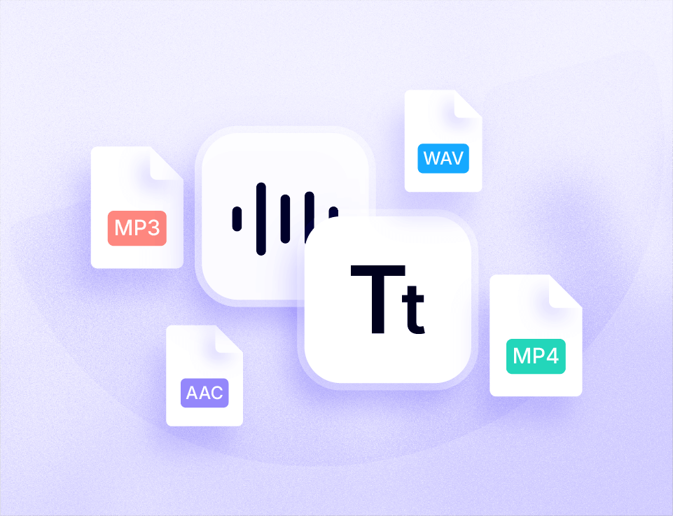 All audio formats and file sizes