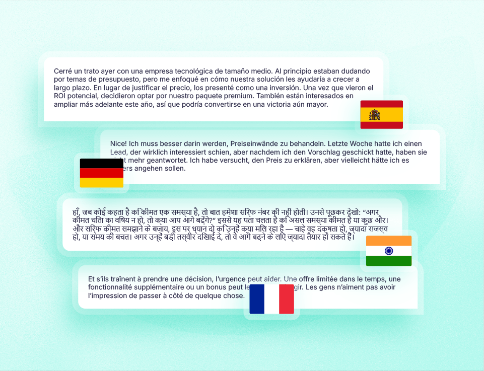 Multilingual support